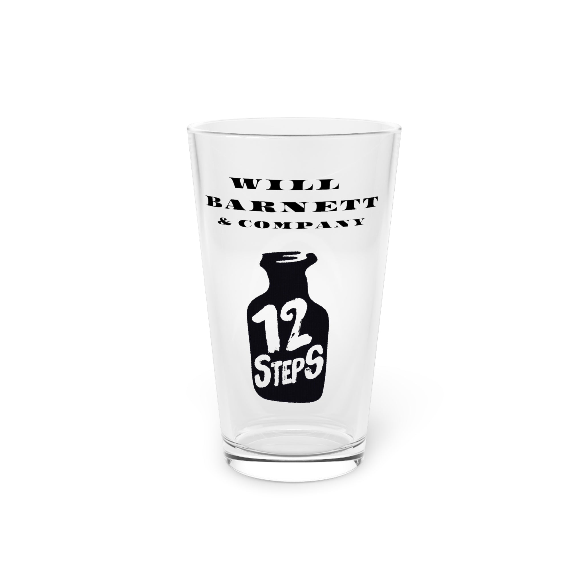 12 Steps Pint Glass