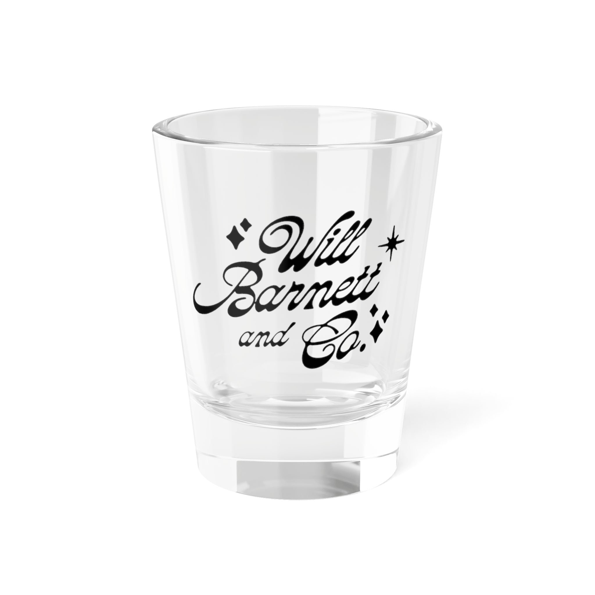 Script Shot Glass
