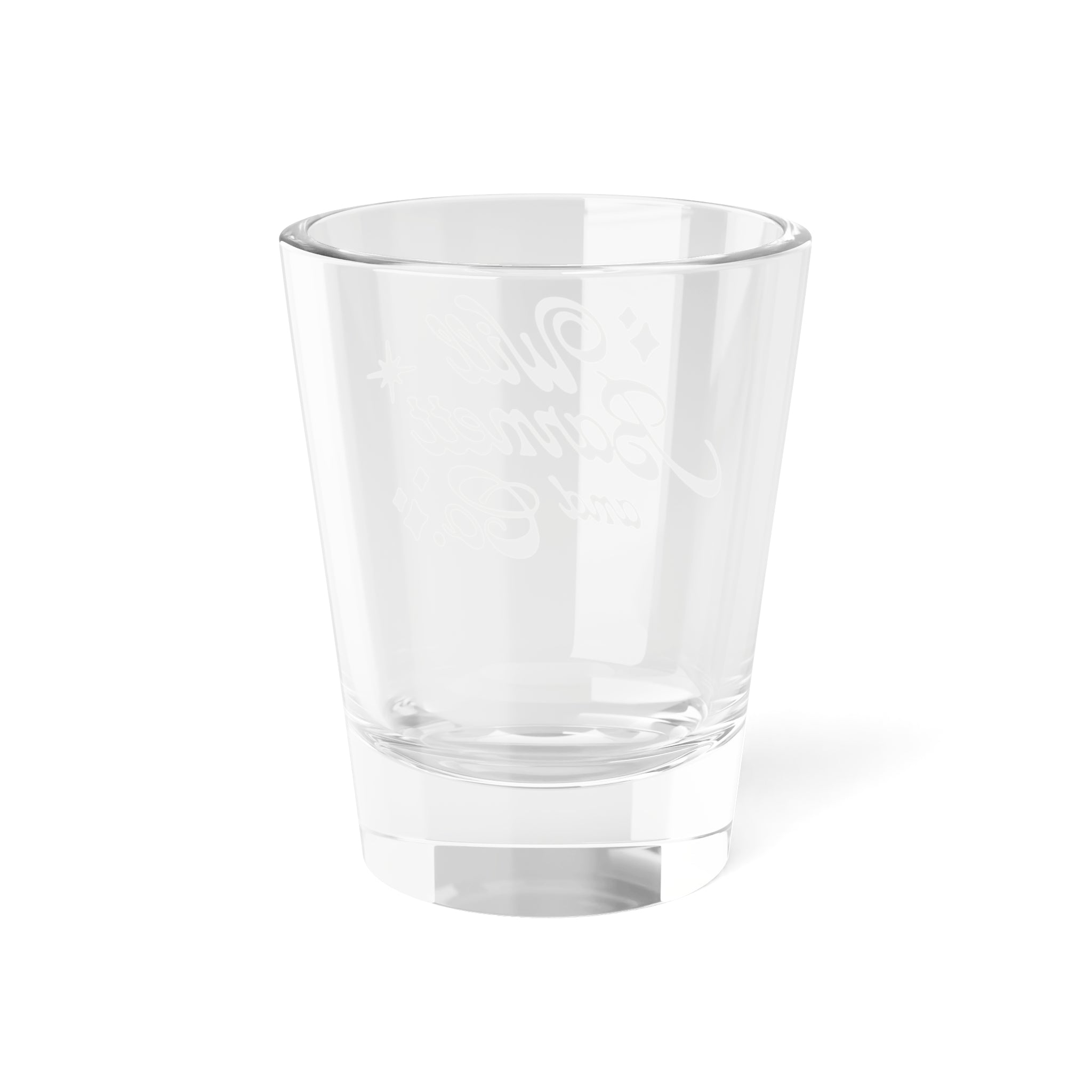 Script Shot Glass