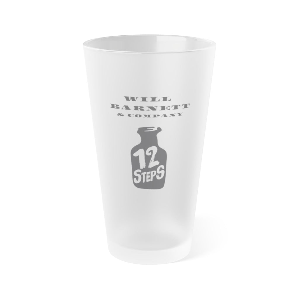 12 Steps Pint Glass - Frosted